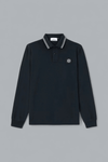 ORGANIC COTTON PIQUÉ WITH STRETCH LONG SLEEVE POLO SHIRT