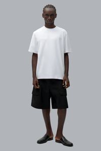 T-shirt met collage op de rug, wit