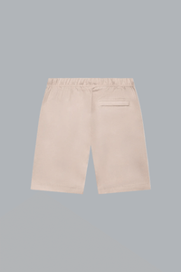 Linen Stretch Sport Shorts Light Beige