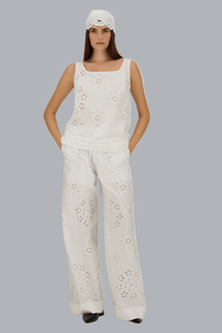 Broderie Pants