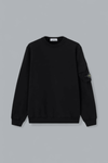 BRUSHED ORGANIC COTTON FLEECE SWEATER