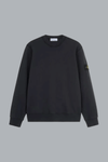 ORGANIC COTTON FLEECE SWEATSHIRT NAVY BLUE