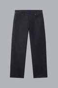 INDIGO DENIM RAW LOOSE JEANS BLUE RAW