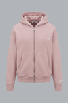 Washed A Logo Zip Through Hoodie