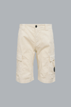 Stretch satijnen cargo shorts