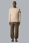 ORGANIC COTTON FLEECE SWEATSHIRT DESERT SAND