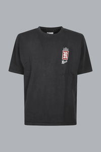 RHUDE FUMAR 91 TEE VINTAGE BLACK / WHITE / RED