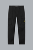 Stretch biologische katoenen twill broek zwart