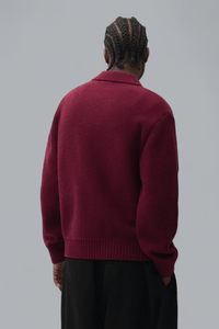 STENCIL ZIP CARDIGAN