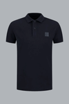 S.I. GHOST ORGANIC COTTON PIQUÉ POLO SHIRT NAVY BLUE