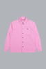 LASER MONOGRAM OVERSIZED DENIM SHIRT PINK