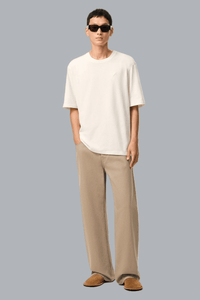 LARGE FIT JEANS BEIGE TAUPE