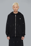 MONK ZIP THROUGH HOODIE