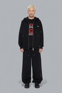 MONK ZIP THROUGH HOODIE