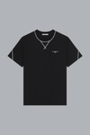 COUTURE SEAM CONTRASTED STITCH T-SHIRT