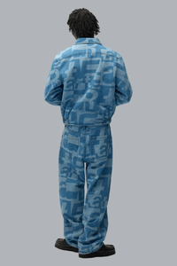 Denim Allover Pants Raw Denim