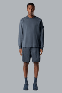 SI GHOST NYLON SMERIGLIATO SHORT SLATE BLU