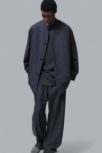 COLLARLESS SPORT JACKET