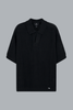 BEVERLY KNIT POLO BLACK