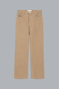 LARGE FIT JEANS BEIGE TAUPE