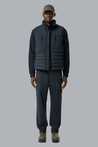 SEAMLESS TUNNEL NYLON DOWN-TC VEST NAVY BLUE