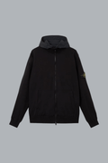 LIGHT RAW HAND ORGANIC COTTON CARDIGAN NAVY BLUE