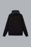 LIGHT RAW HAND ORGANIC COTTON CARDIGAN NAVY BLUE