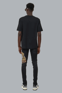 AMIRI SCRIPT T-SHIRT ZWART