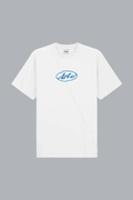 T-shirt met cirkellogo, wit