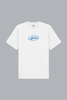 T-shirt met cirkellogo, wit