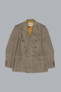 DOUBLE BREASTED BEIGE FORMAL JACKET