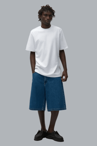 T-shirt met omkeerbaar label, wit