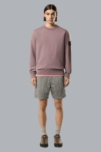 BIOLOGISCH KATOENEN FLEECE SWEATSHIRT PAARS GRIJS