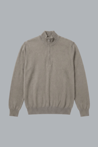 Zip Up Mock Neck