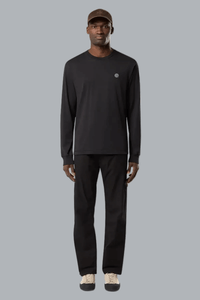 60/2 COTTON JERSEY T-SHIRT BLACK