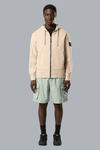 ORGANIC COTTON FLEECE HOODIE SWEATER DESERT SAND