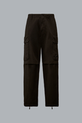 MICRO-REPS BOXY CARGO LENS PANTS BLACK