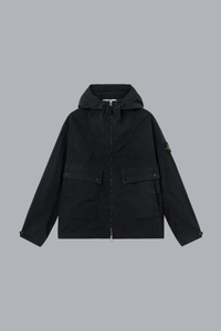 LIGHT COMPACT TOUCH POLY-TC SHORT PARKA BLACK