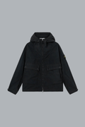 LIGHT COMPACT TOUCH POLY-TC KORTE PARKA ZWART