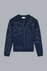 Allover Circle Logo Knit Navy