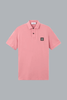 Polo shirt van 95% biologisch katoen / 5% elastaan piqué oleander