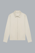 Wool Stretch Overshirt Light Beige
