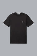 T-shirt van 60/2 katoenjersey, zwart.