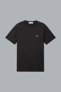 60/2 COTTON JERSEY T-SHIRT BLACK