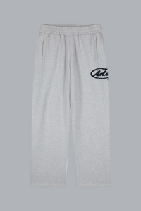 Circle Patch Logo Sweatpants Grey