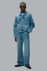 Circle Logo Jacket Denim Bleach