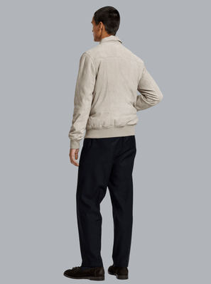 JOSEPH SUEDE DOWN JACKET TAUPE