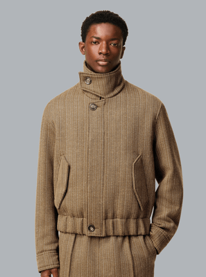 HARRINGTON JACKET DARK BEIGE