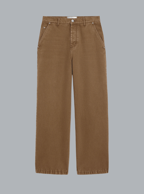 LARGE FIT JEANS LIGHT BROWN