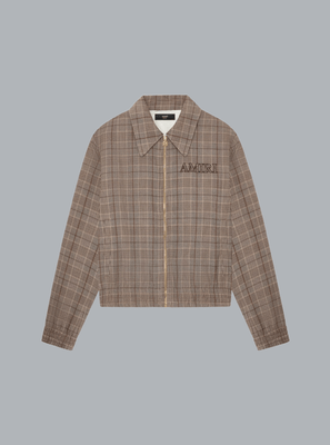 AMIRI CHECK BLOUSON BOMBER JACKET